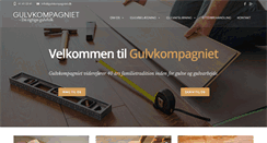 Desktop Screenshot of gulvkompagniet.dk
